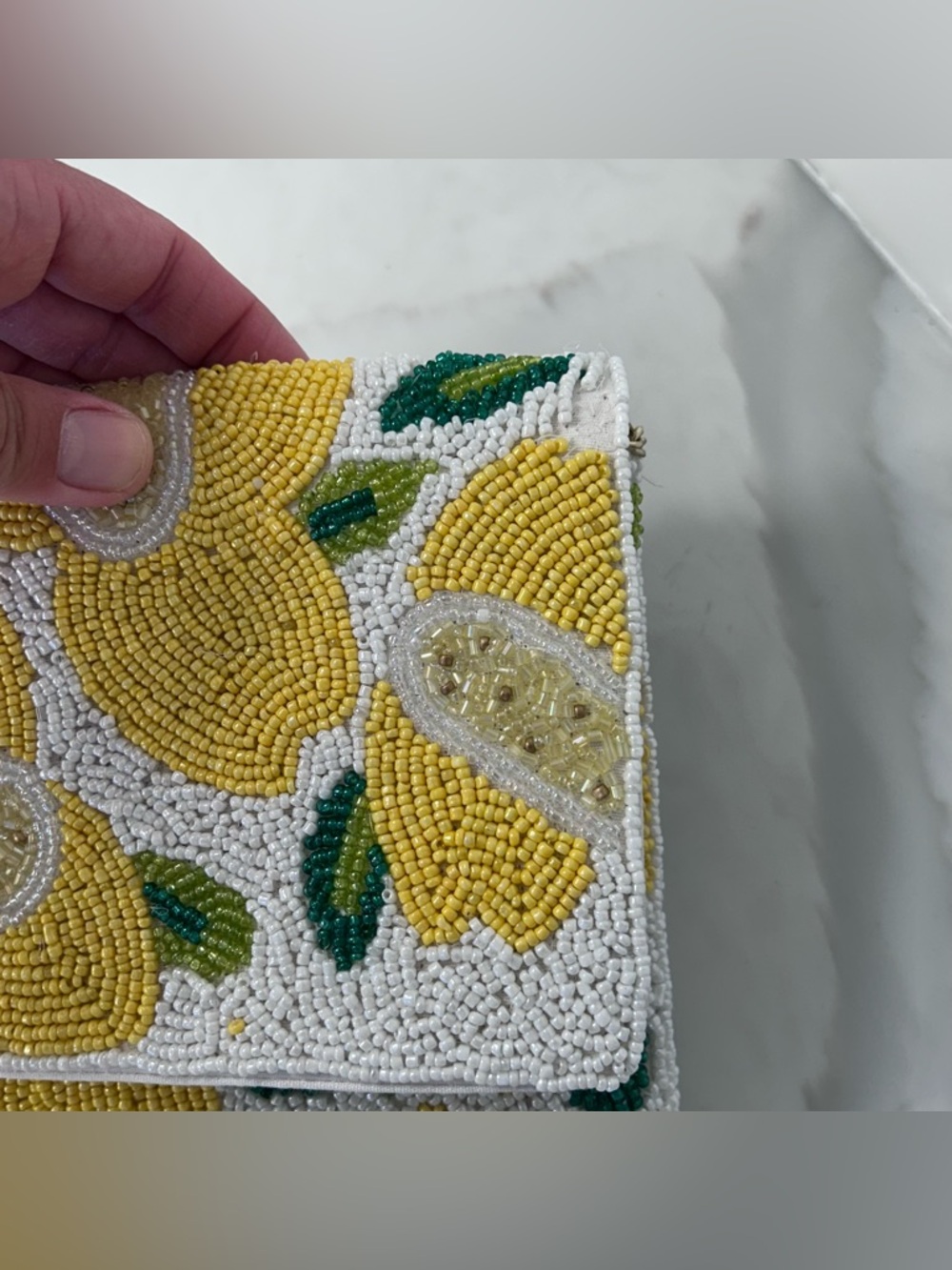 🍋 NWT Antik Kraft Beaded Lemons Handbag Clutch  Crossbody Shoulder Flap Bag 🍋 - Picture 11 of 11